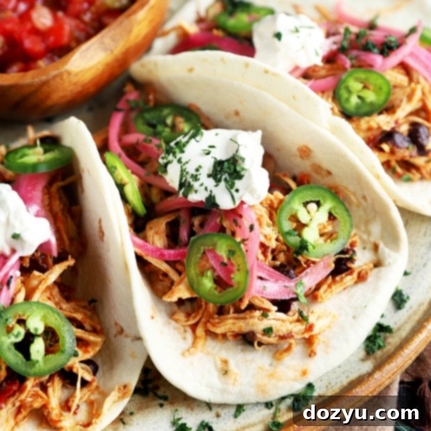 Speedy Instant Pot Chipotle Chicken Tacos 8 Instant Pot Chipotle Chicken Tacos recipe thumbnail