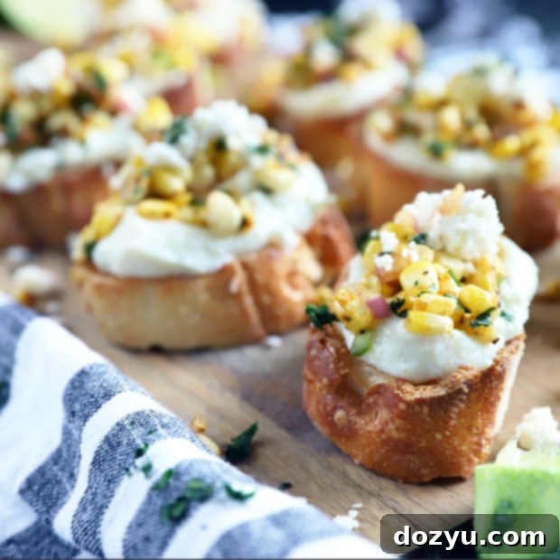 Zesty Grilled Elote Crostini 10 Grilled Mexican Street Corn Crostini thumbnail