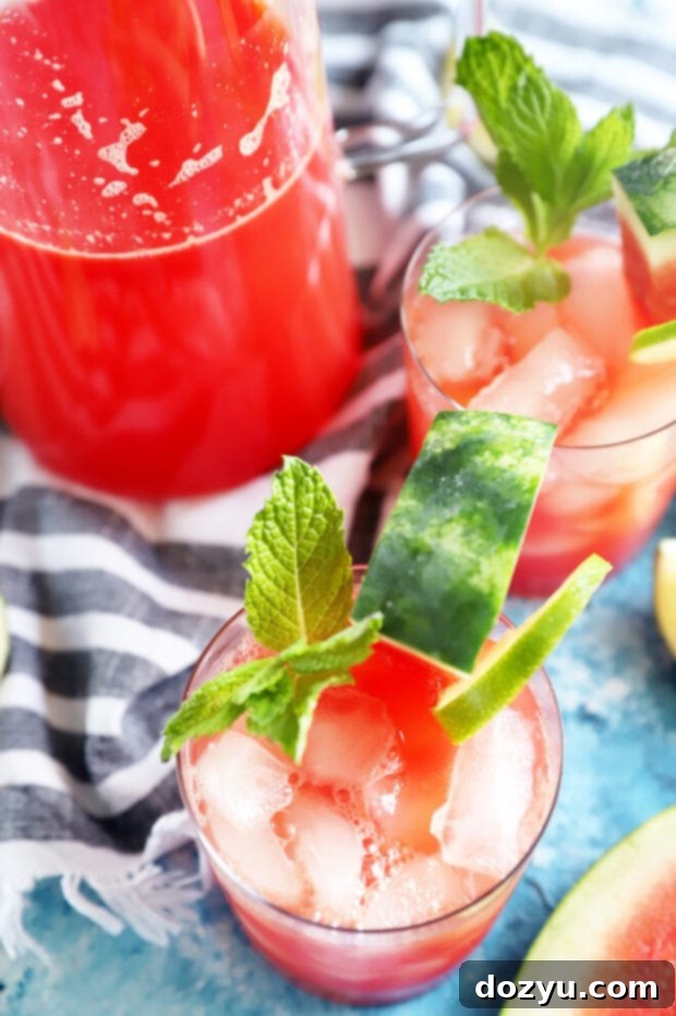 Overhead photo of agua fresca in glasses