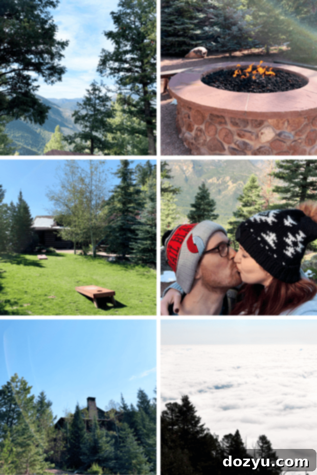 Cloud Camp Mini Babymoon Picture collage