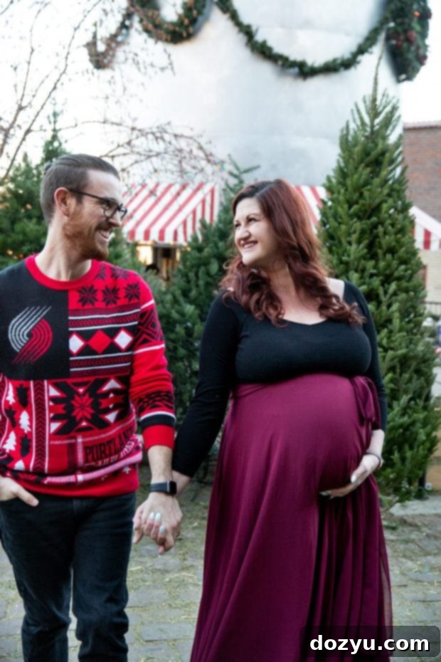 Picture of maternity, a classic portrait capturing the beauty of pregnancy.