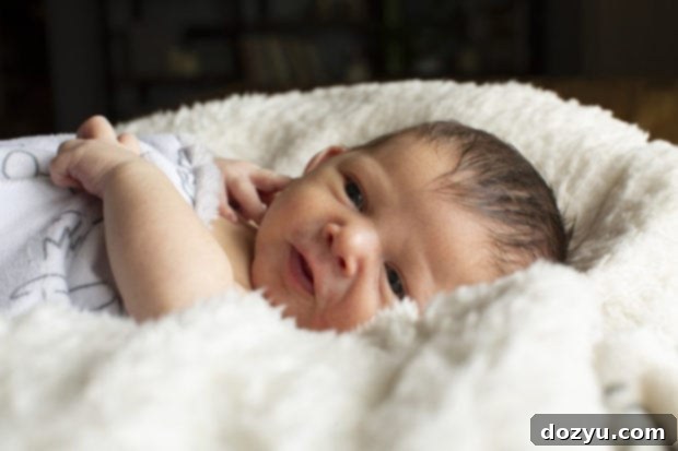 Babycakes in a soft blanket photo