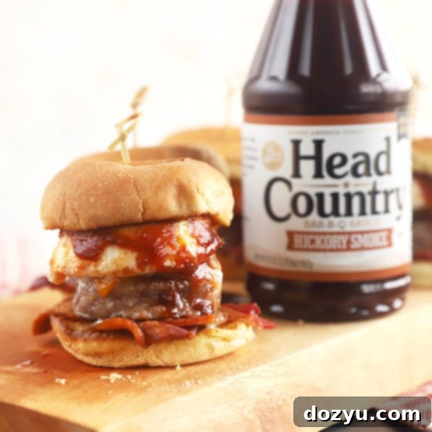 Cheesy BBQ Breakfast Pull-Aparts 8 Thumbnail image of Cheesy BBQ Breakfast Sliders