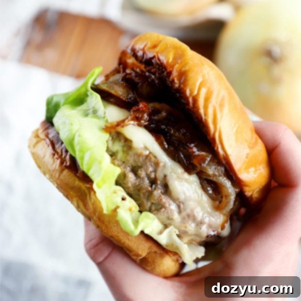 Caramelized Onion Dream Burger 9 img 38165 8