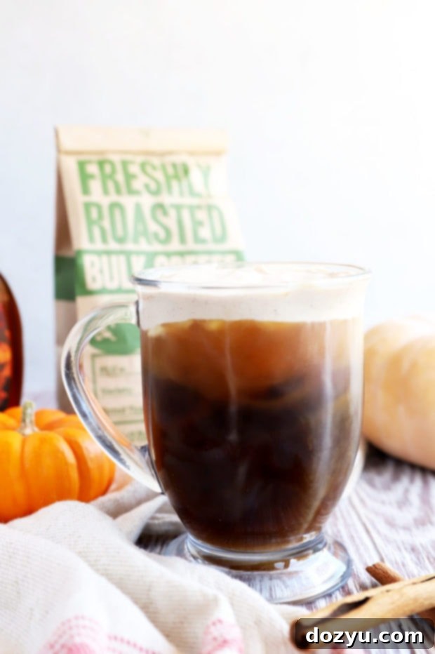 Maple Sweet Cream Cold Brew 2 A refreshing Maple Sweet Cream Cold Brew in a glass mug, perfect for fall mornings.