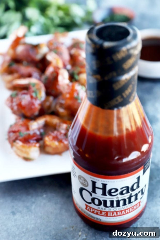 Smoky Bacon Wrapped Shrimp 5 Head Country BBQ shrimp image