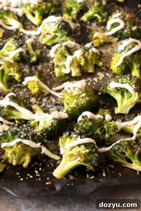 Crispy Roasted Broccoli with Mellow Roasted Garlic Aioli 3 Crispy Roasted Broccoli with Homemade Roasted Garlic Aioli