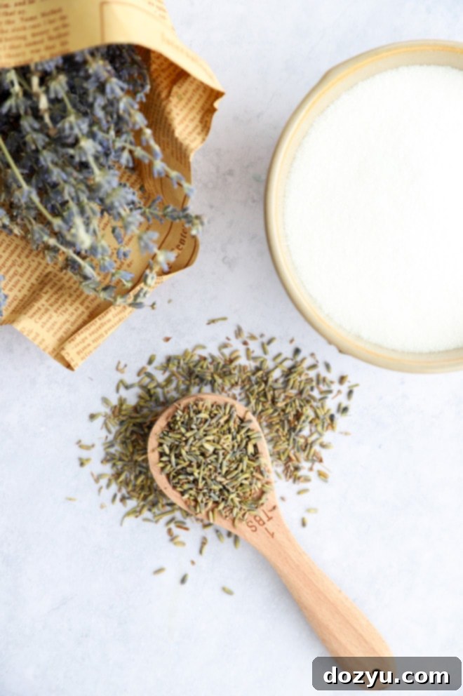 Lavender Nectar 3 Ingredients image for lavender simple syrup
