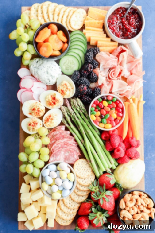 Hoppy Easter Platter 11 Easter charcuterie board ready to serve