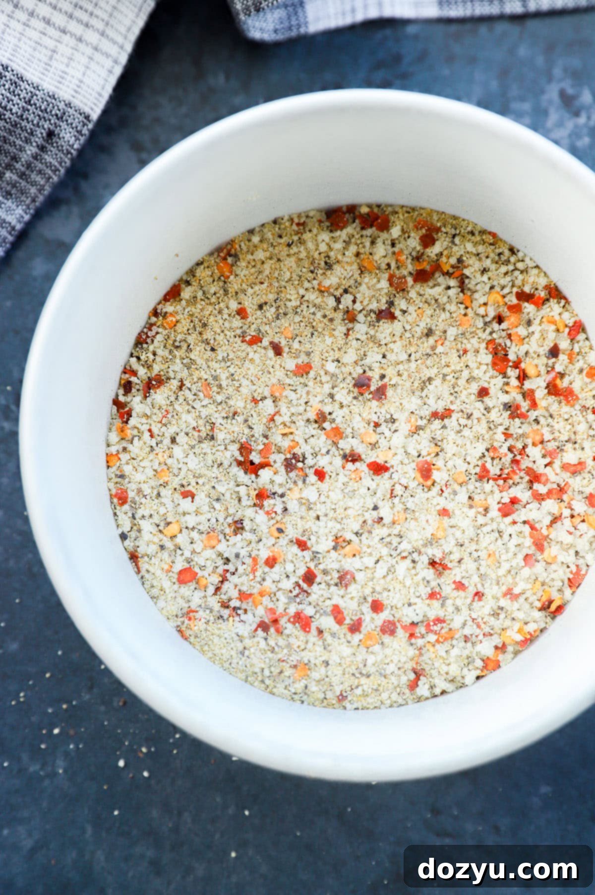 Ultimate Steak Seasoning 7 steak seasoning mixture in a bowl to season steaks