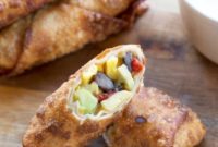 Crispy Southwestern Avocado Egg Rolls