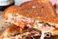 The Aegean Grilled Cheese: Provolone, Tomato & Kalamata Olive Chutney