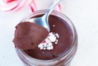 Decadent Three Ingredient Dark Chocolate Peppermint Mousse