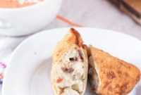 Buffalo Ranch Chicken Bacon Egg Rolls