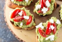Fresh Avocado & Goat Cheese Crostini