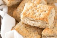 Zesty Black Pepper Goat Cheese Biscuits