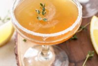 Lemon Thyme Sidecar