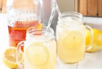 Peach Bourbon Lemonade Sparkle