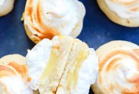 Zesty Lemon Curd Meringue Cookies