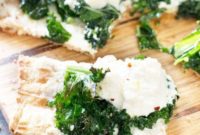 Lemony Kale & Ricotta Grilled Flatbread