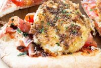 Golden Fried Mozzarella Prosciutto Pizza