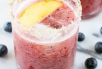 Indigo Peach Margarita