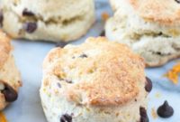 Zesty Orange Dark Chocolate Chip Scones