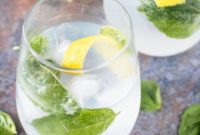 Zesty Basil Gin and Tonic