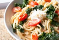 Exploring A Modern Way to Cook and its Kale Tomato Lemon Magic One Pot Spaghetti