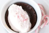 Gooey Dark Chocolate Peppermint Dream Cakes