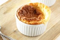 Fluffy Parmesan and Gruyere Souffle