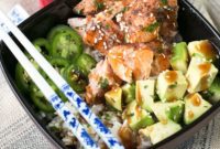 Sesame Salmon Avocado Bliss Bowls