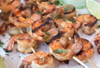 Sweet Heat Mango-Garlic Shrimp Skewers with Cilantro-Lime Kick