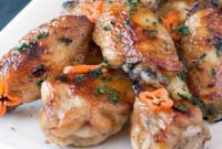 Bourbon Habanero Honey-Glazed Wings