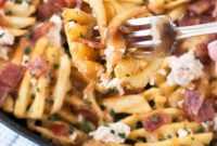Spicy Bacon Waffle Fry Poutine