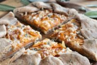 Rustic Asiago Sweet Potato Galette