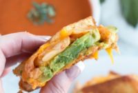 Golden Avocado Kimchi Melt with a Thai Spiced Tomato Kiss