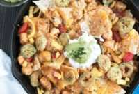 Chipotle Chicken Queso Nachos with Crispy Jalapeños