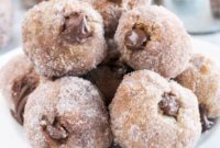 Nutella-Stuffed Donut Bites