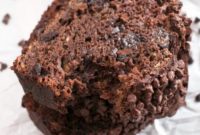 Decadent Double Chocolate Avocado Banana Bread