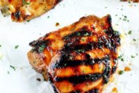 Tequila Lime Glazed Chicken Thighs
