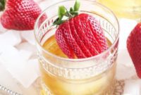 The Rhubarb Strawberry Old Fashioned