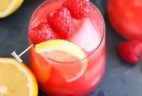 Blushing Raspberry Vodka Lemonade