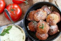 Savory Parmesan Tomato Cauliflower Arancini