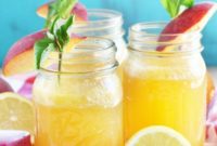 Sun-Kissed Peach Vodka Fizz