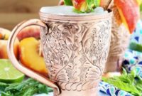 Peach Mint Moscow Mule