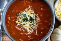 Autumn Slow Cooker Pumpkin Turkey Chili