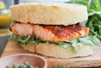 Gourmet Salmon with Zesty Dill Cream