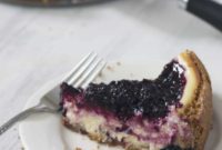 Decadent Blackberry Goat Cheese Cheesecake
