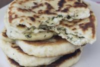 Savory Homemade Cheese and Herb Stuffed Naan